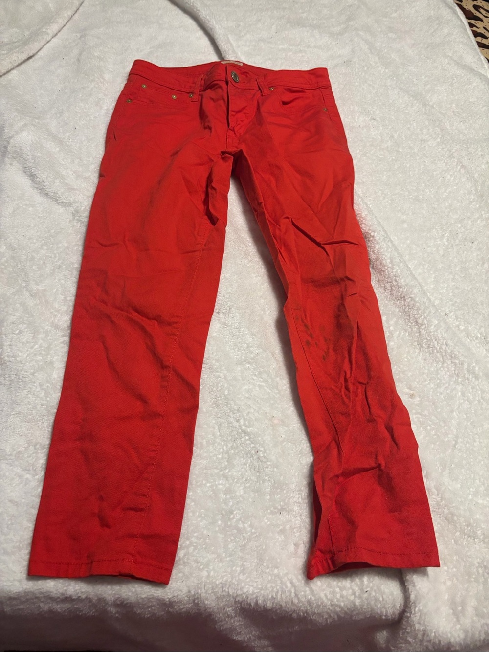 U.S. Polo Assn. Red Straight-Leg Women's Jeans